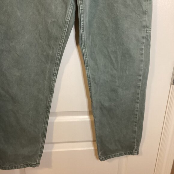 BDG Men's Green Carpenter Jeans Double Knee Work Pants - Picture 3 of 10